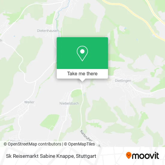 Карта Sk Reisemarkt Sabine Knappe