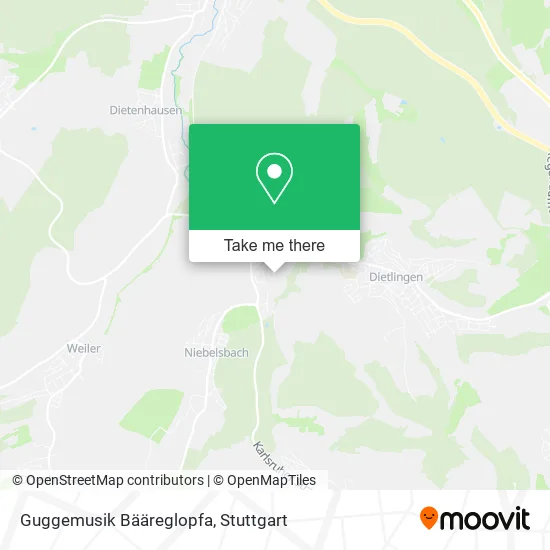 Карта Guggemusik Bääreglopfa