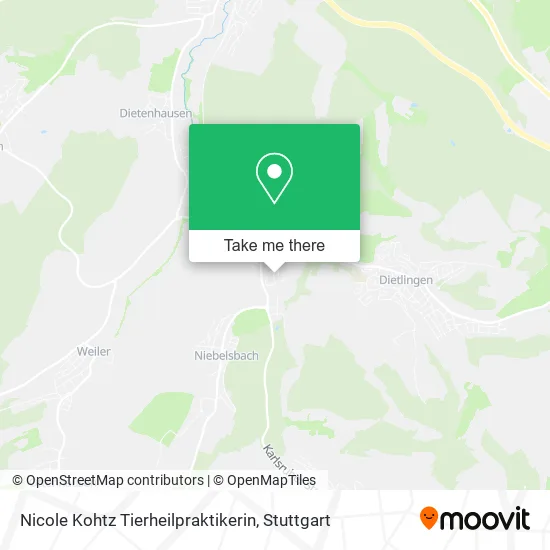 Карта Nicole Kohtz Tierheilpraktikerin