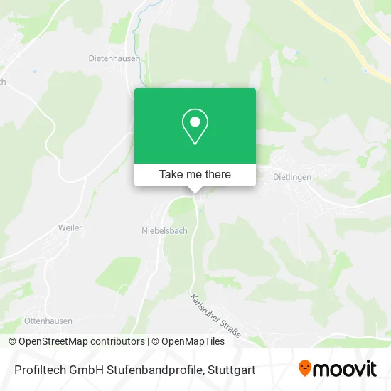 Карта Profiltech GmbH Stufenbandprofile