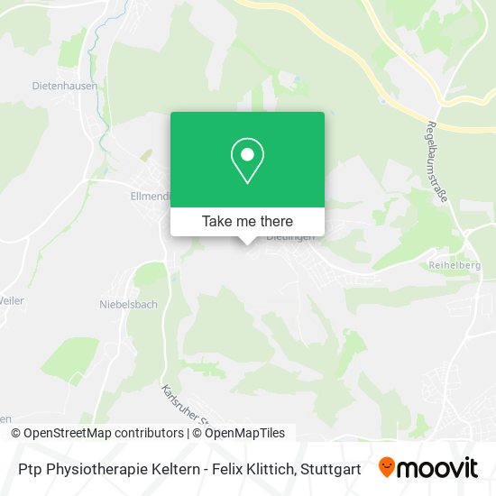 Ptp Physiotherapie Keltern - Felix Klittich map