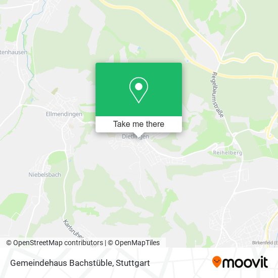 Gemeindehaus Bachstüble map