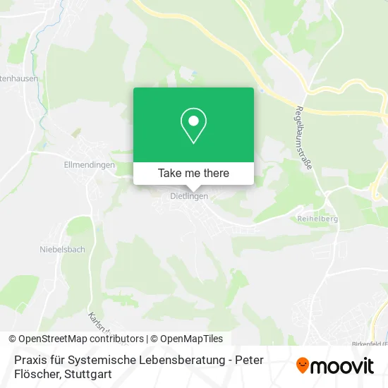 Карта Praxis für Systemische Lebensberatung - Peter Flöscher