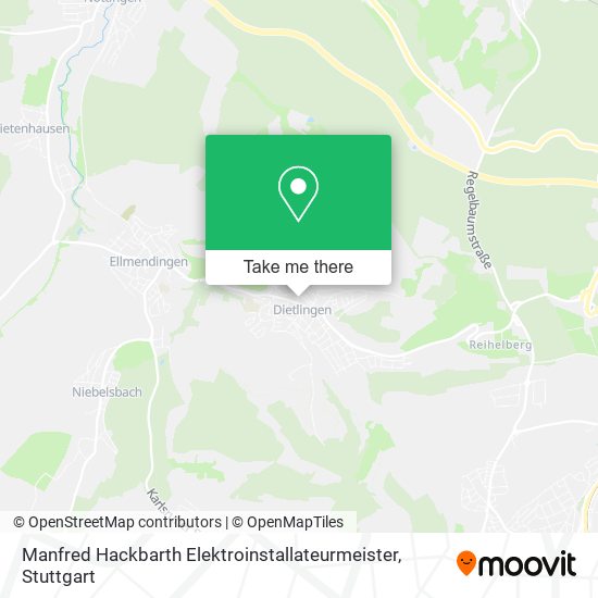 Manfred Hackbarth Elektroinstallateurmeister map