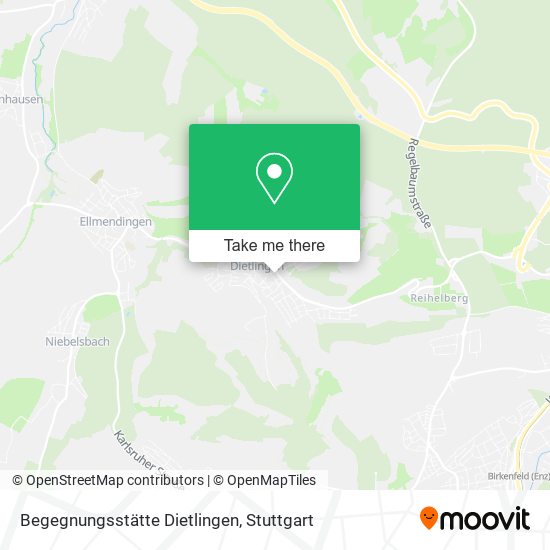 Карта Begegnungsstätte Dietlingen