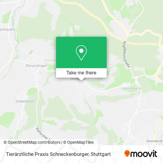 Tierärztliche Praxis Schneckenburger map