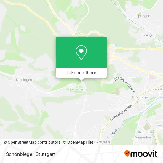 Карта Schönbiegel