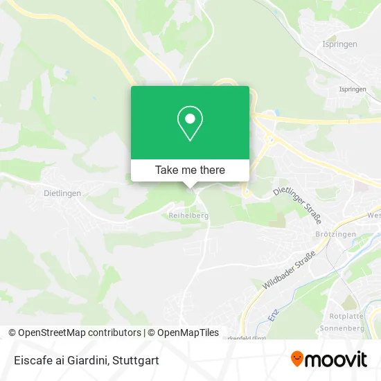 Карта Eiscafe ai Giardini