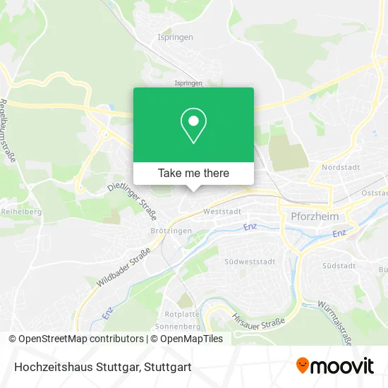 Карта Hochzeitshaus Stuttgar