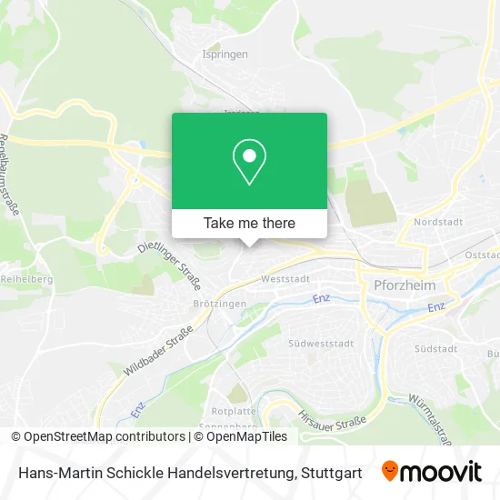 Карта Hans-Martin Schickle Handelsvertretung