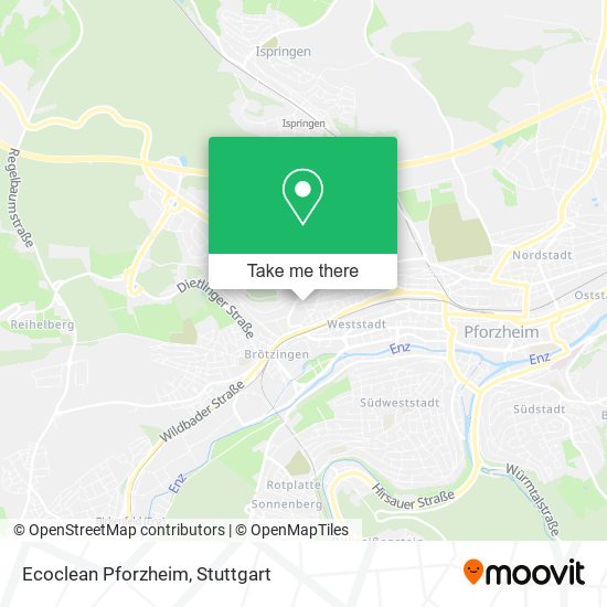 Карта Ecoclean Pforzheim