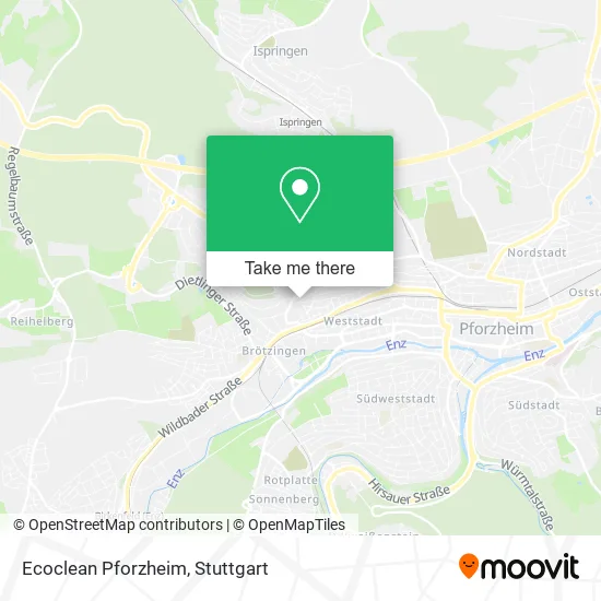 Карта Ecoclean Pforzheim
