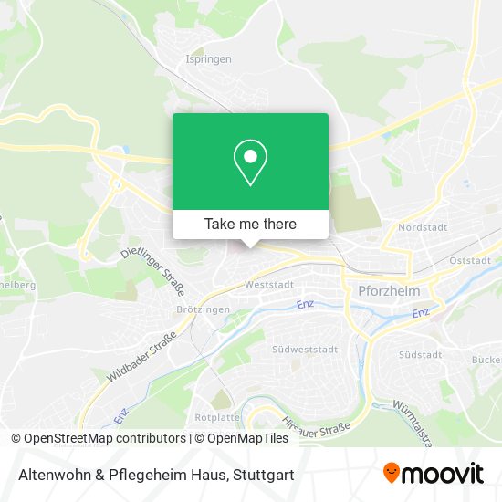 Карта Altenwohn & Pflegeheim Haus
