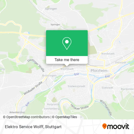 Карта Elektro Service Wolff