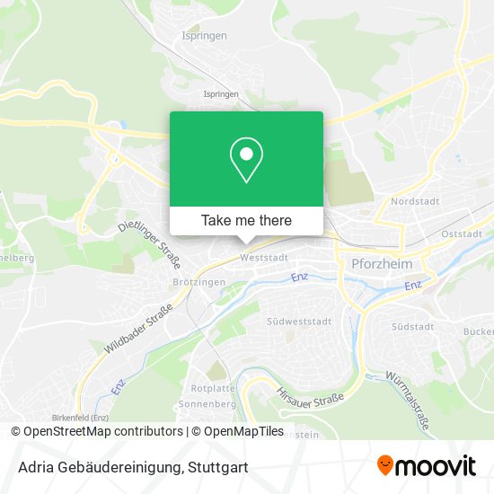 Adria Gebäudereinigung map