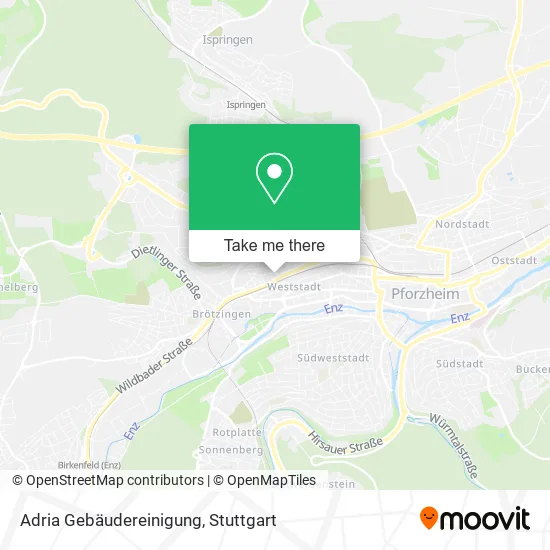 Карта Adria Gebäudereinigung