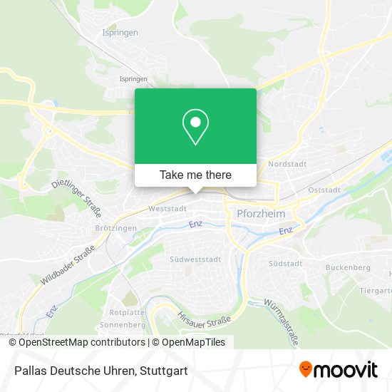 Pallas Deutsche Uhren map