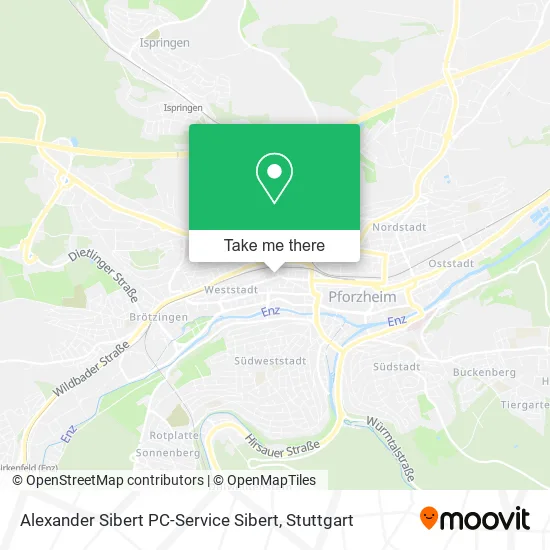 Alexander Sibert PC-Service Sibert map