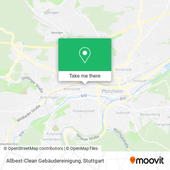 Карта Allbest-Clean Gebäudereinigung