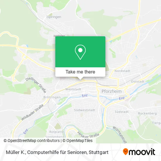 Карта Müller K., Computerhilfe für Senioren
