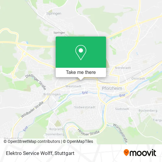 Карта Elektro Service Wolff