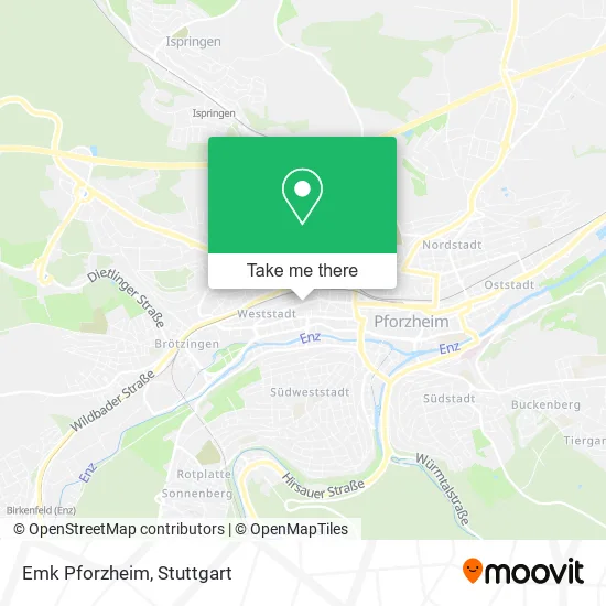 Карта Emk Pforzheim
