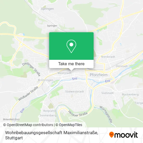 Карта Wohnbebauungsgesellschaft Maximilianstraße
