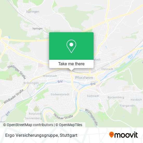 Ergo Versicherungsgruppe map