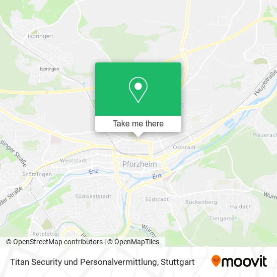 Карта Titan Security und Personalvermittlung