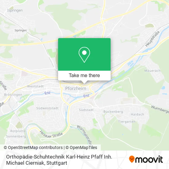 Карта Orthopädie-Schuhtechnik Karl-Heinz Pfaff Inh. Michael Cierniak