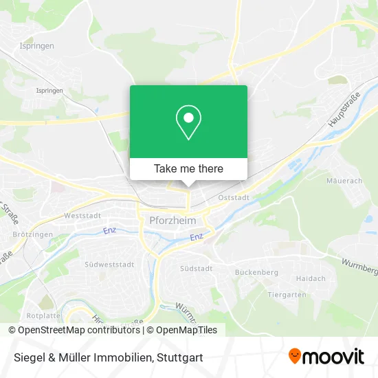 Карта Siegel & Müller Immobilien