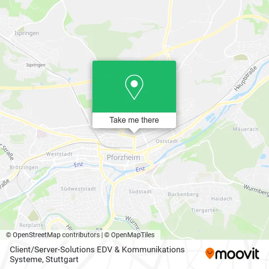 Карта Client / Server-Solutions EDV & Kommunikations Systeme