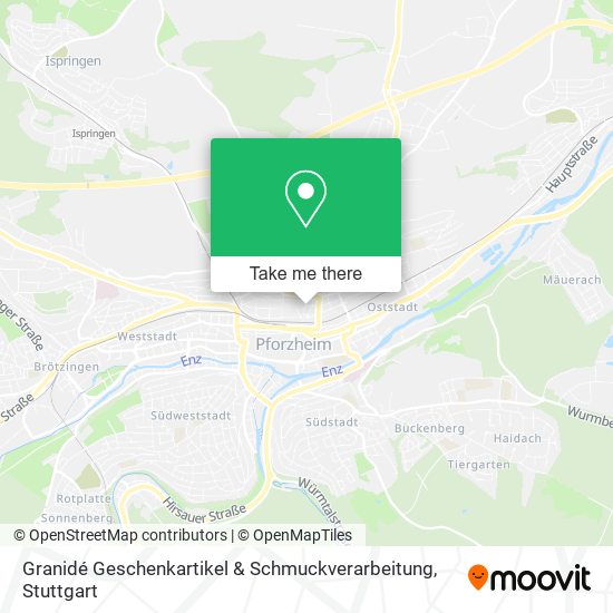 Granidé Geschenkartikel & Schmuckverarbeitung map