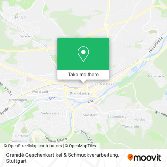 Granidé Geschenkartikel & Schmuckverarbeitung map