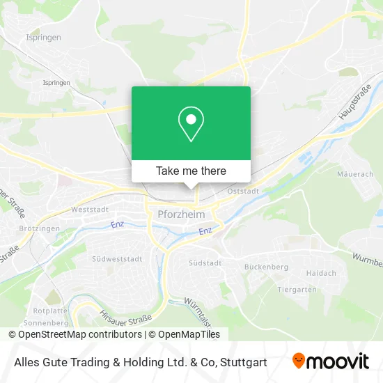 Карта Alles Gute Trading & Holding Ltd. & Co