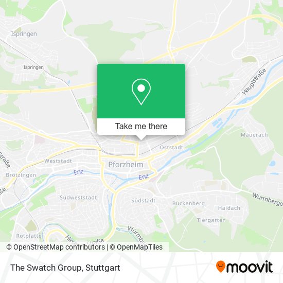 The Swatch Group map