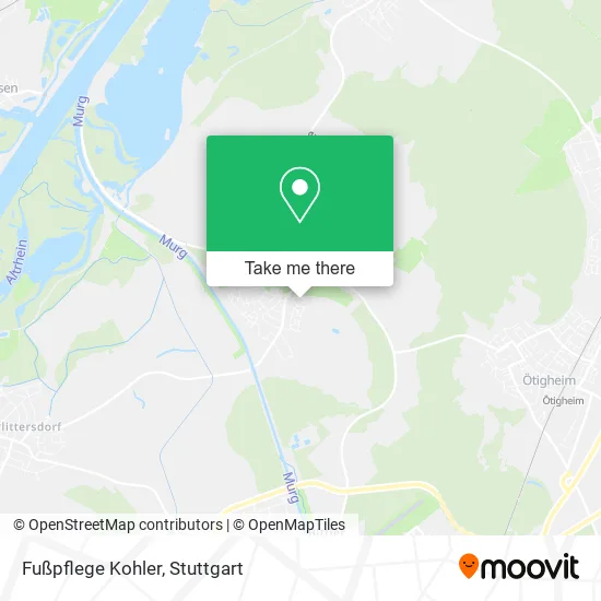 Карта Fußpflege Kohler