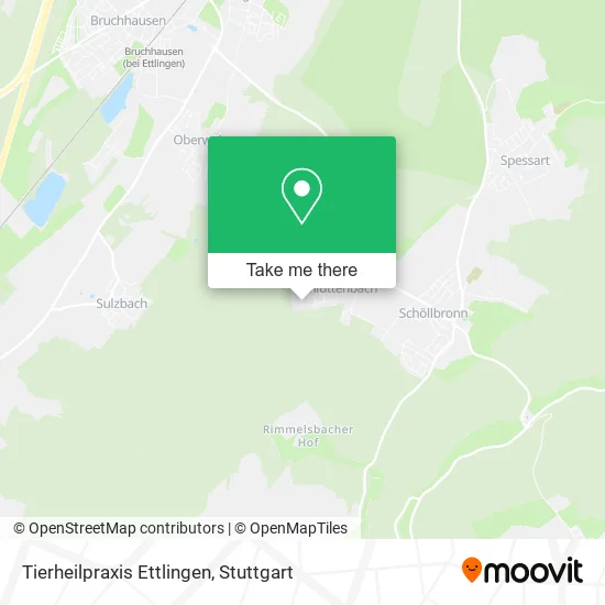 Карта Tierheilpraxis Ettlingen