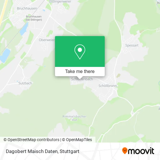 Dagobert Maisch Daten map