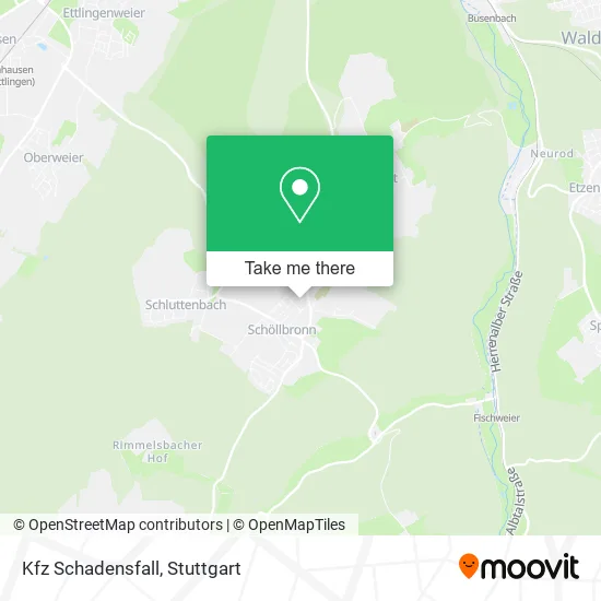 Карта Kfz Schadensfall