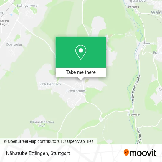 Карта Nähstube Ettlingen