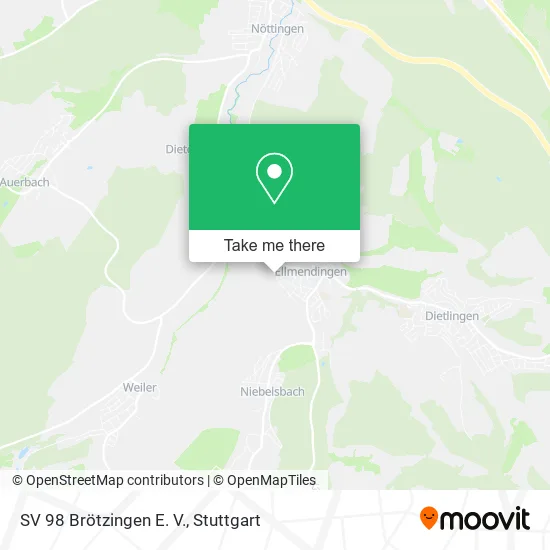 Карта SV 98 Brötzingen E. V.