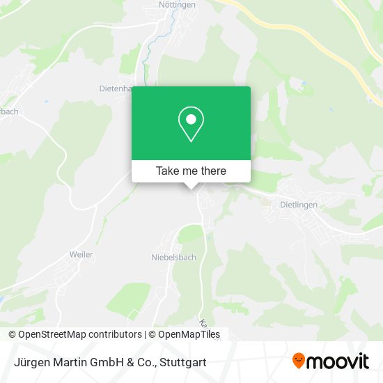 Jürgen Martin GmbH & Co. map