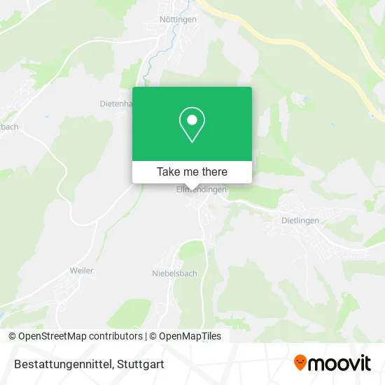 Карта Bestattungennittel