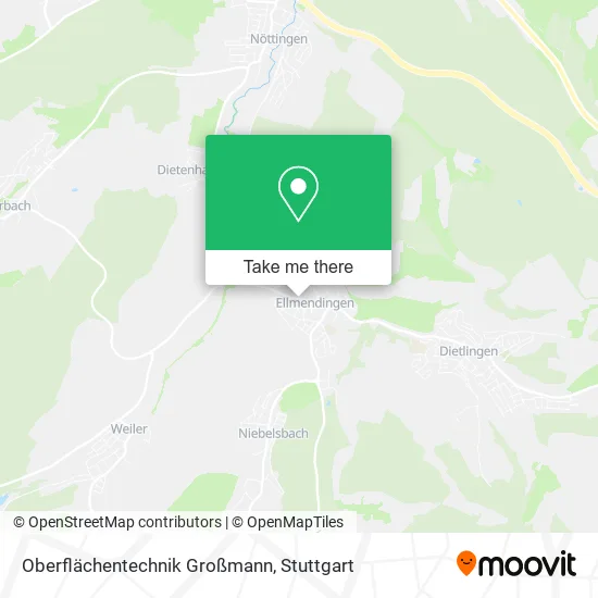 Карта Oberflächentechnik Großmann