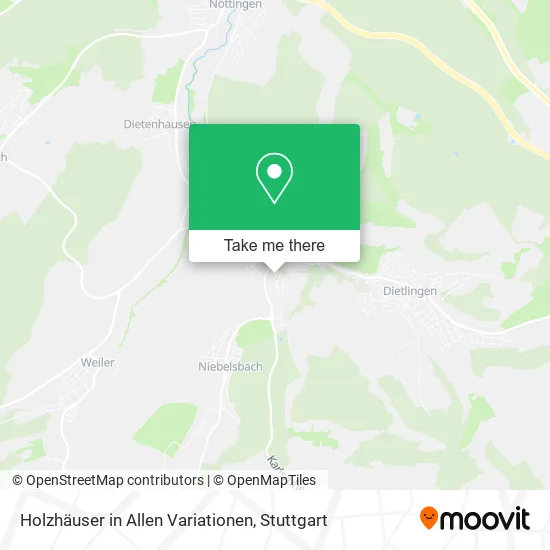 Holzhäuser in Allen Variationen map