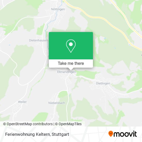 Ferienwohnung Keltern map