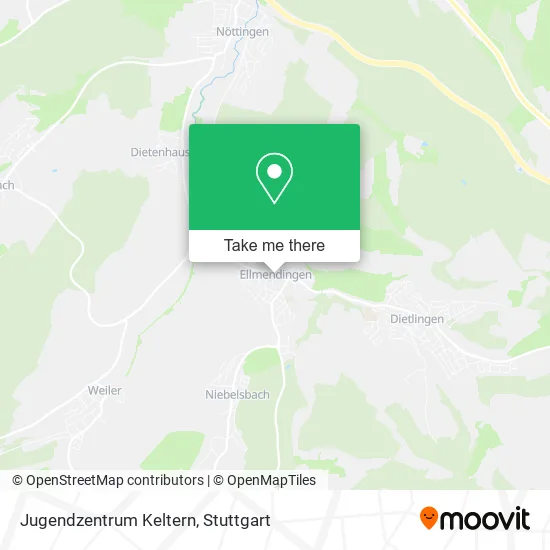 Карта Jugendzentrum Keltern