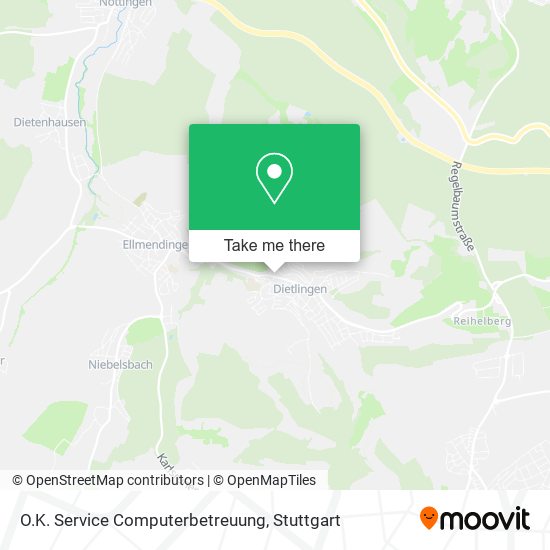 O.K. Service Computerbetreuung map