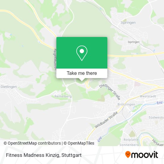 Fitness Madness Kinzig map